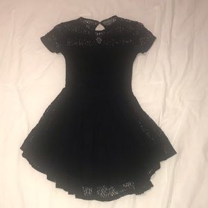 Kendall & Kylie black lace dress